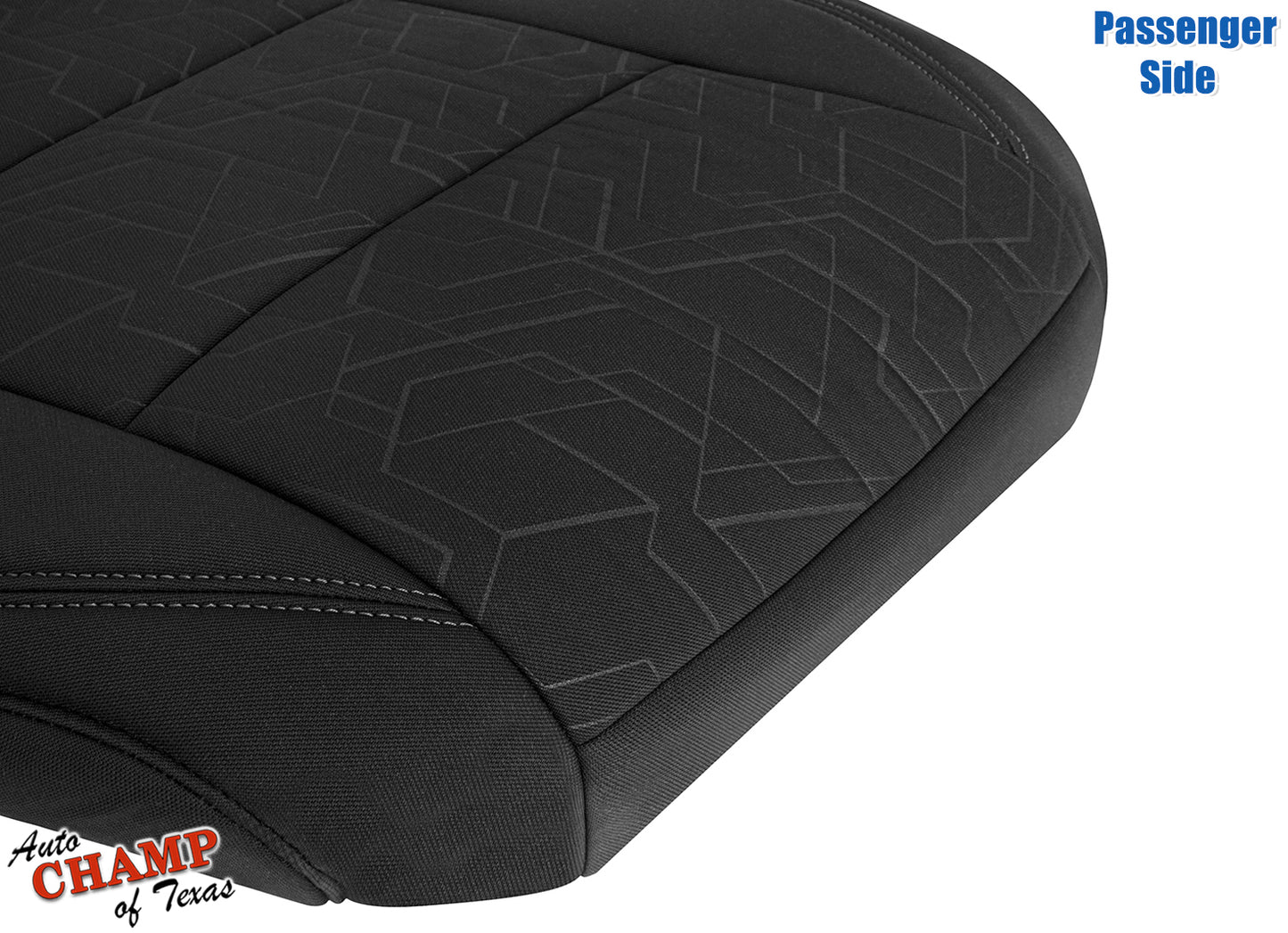 2020-2023 Toyota Tacoma TRD Passenger Bottom Cloth Seat Cover Graphite Black
