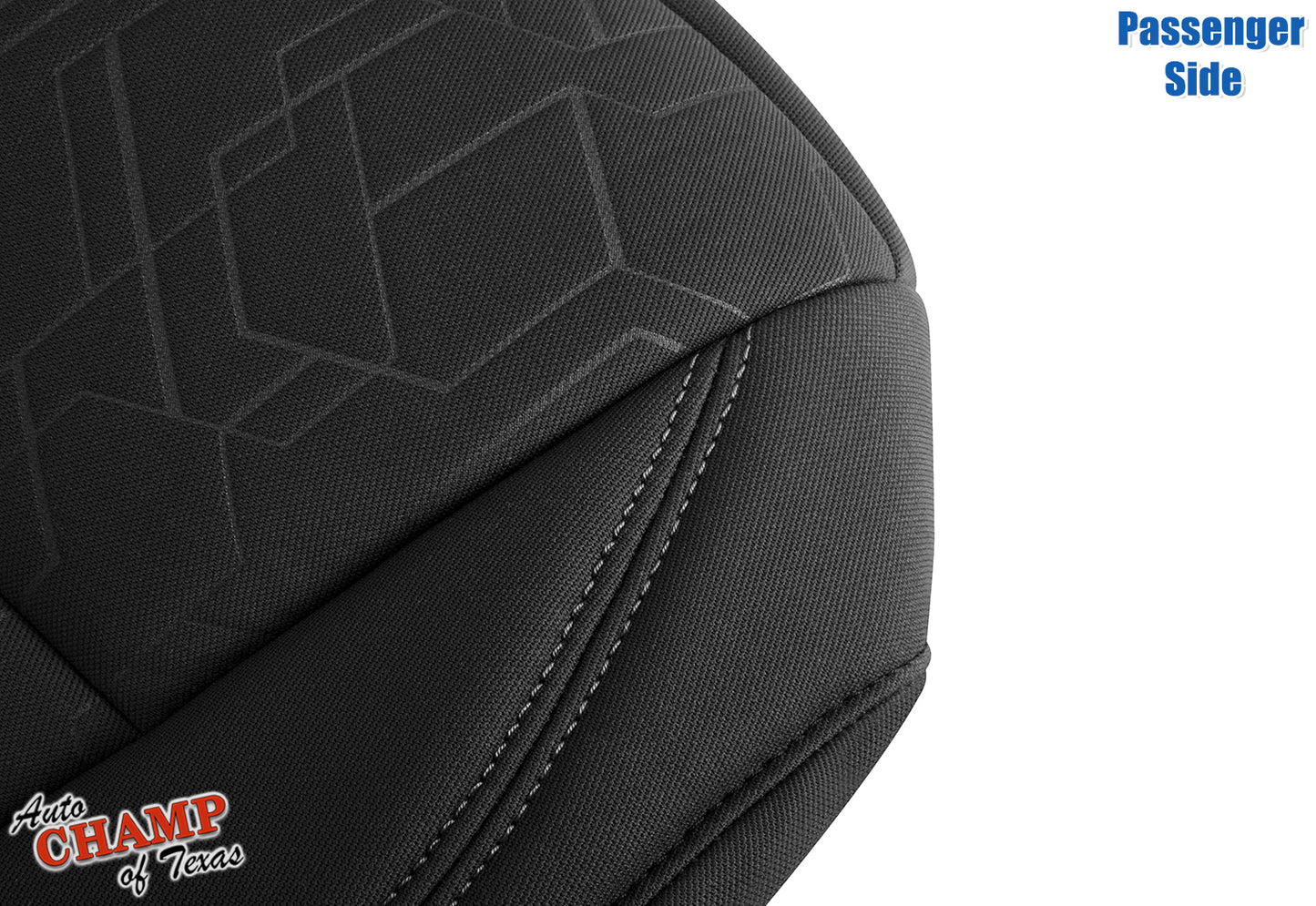 2020-2023 Toyota Tacoma TRD Passenger Bottom Cloth Seat Cover Graphite Black