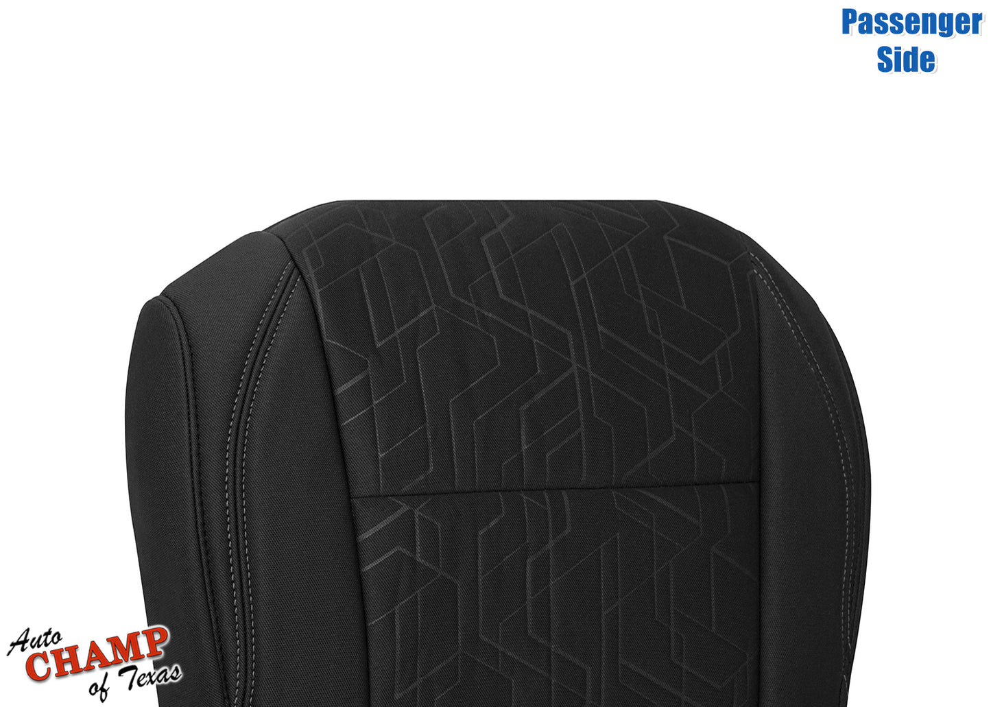 2020-2023 Toyota Tacoma TRD Passenger Bottom Cloth Seat Cover Graphite Black
