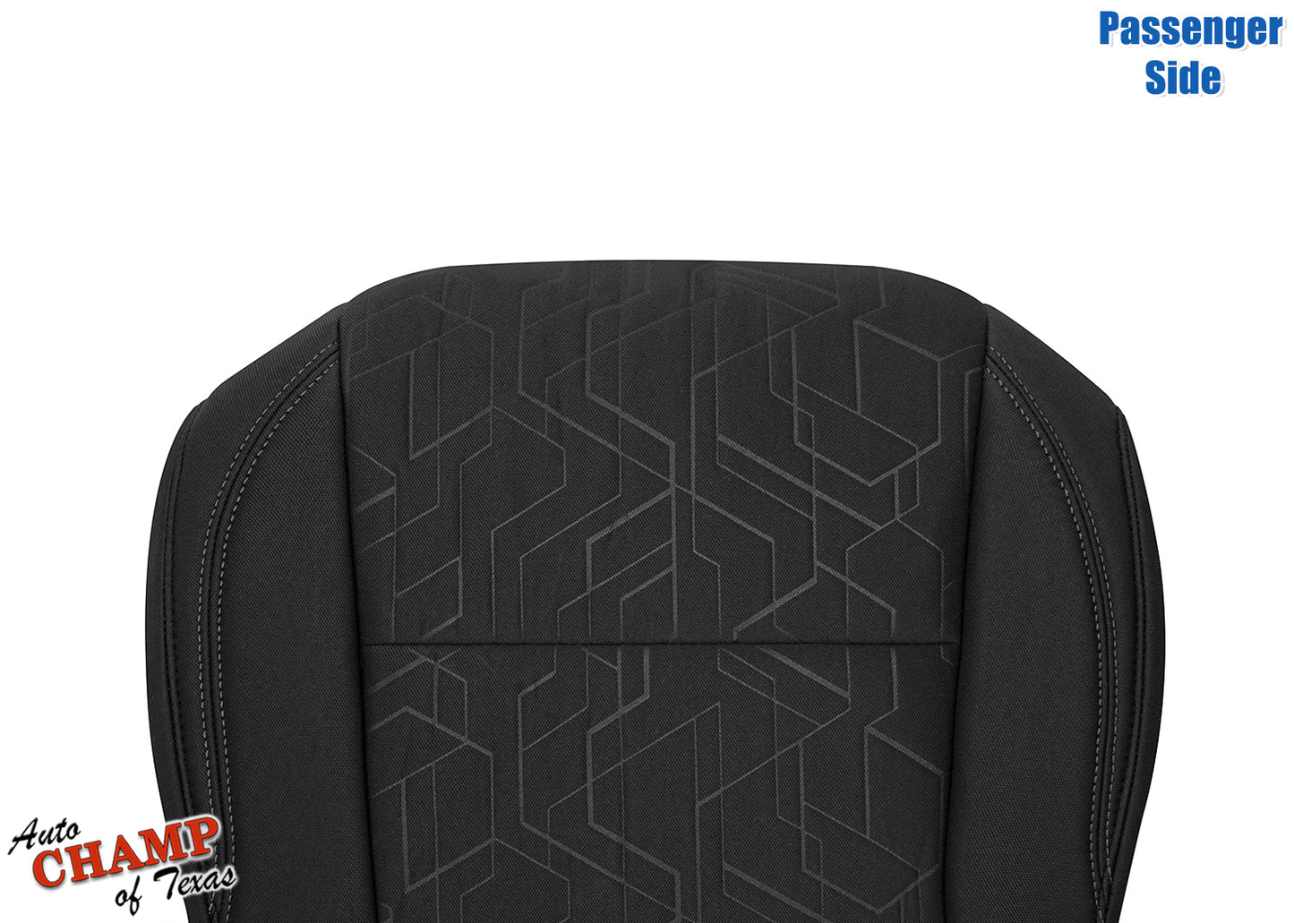 2020-2023 Toyota Tacoma TRD Passenger Bottom Cloth Seat Cover Graphite Black