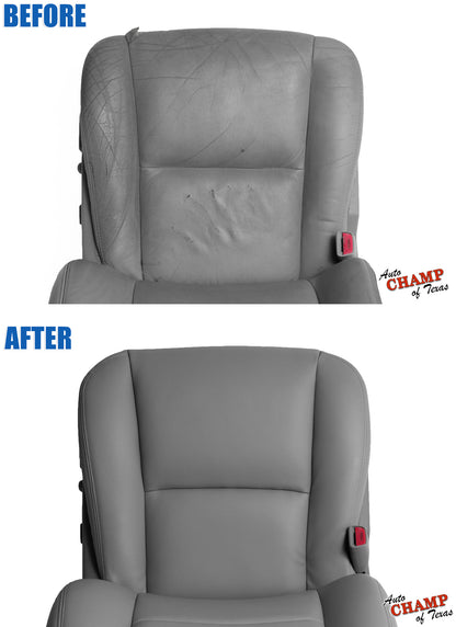 before and after seat cover replacement gray tundra 2005 to 2006 driver side