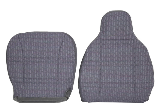 1997-1998 Jeep Cherokee Sport SE Driver Side Complete Cloth Seat Covers, Mist Gray