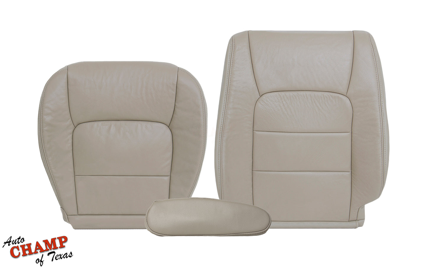 1998-2007 Lexus LX470 Driver & Passenger Complete Leather Seat Covers, Tan