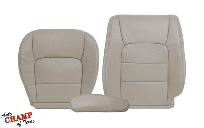 1998-2007 Lexus LX470 Driver & Passenger Complete Leather Seat Covers, Tan