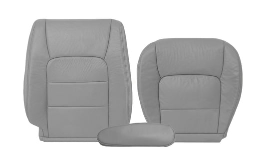 2003-2007 Lexus LX470 Passenger Side Leather Seat Cover Set Gray Replacement