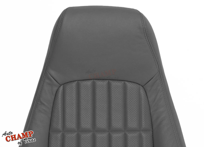 1997-1999 Chevy Camaro Z28/RS/SS Driver Lean Back Leather Seat Cover Dark Gray