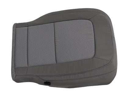 2015 2022 chevy colorado gray cloth driver seat bottom cover top view