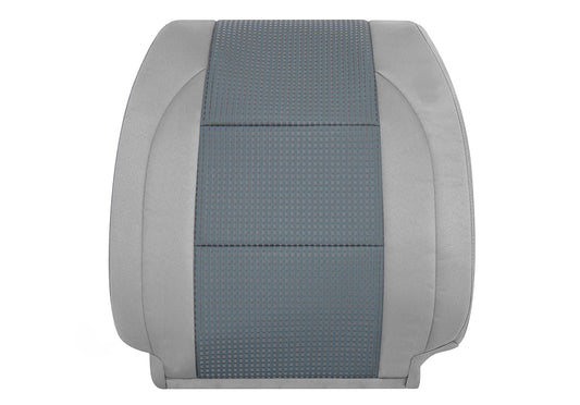 2004-2007 Nissan Titan Passenger Side Lean Back Cloth Seat Cover 2-Tone Gray
