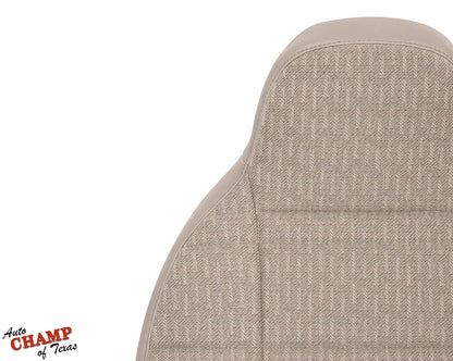 1999-2001 jeep cherokee sport se driver side tan camel cloth seat cover lean back replacement