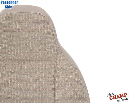 tan cloth seat cover replacement for 1999-2001 jeep cherokee sport se passenger side lean back