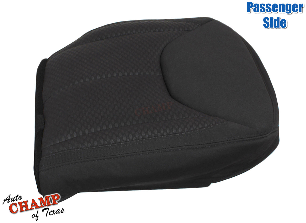 2013 2014 2015 2016 2017 jeep wrangler bottom cloth seat cover black seat back curve view