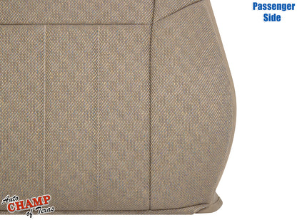 1999-2001 jeep cherokee classic passenger side lean back cloth seat cover tan camel