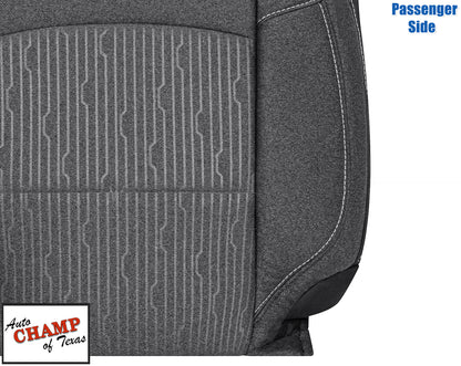 lean back seat cover gray cloth passenger dodge ram 2500 2019 2024
