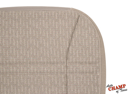 1999-2001 jeep cherokee sport se driver side bottom replacement cloth seat cover tan camel durable upholstery auto champ of texas