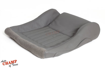 driver side leather bottom seat cover gray 1993 trans am