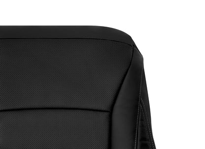 2013–2017 Honda Accord 4-Door Passenger Lean Back Leather Seat Cover Black