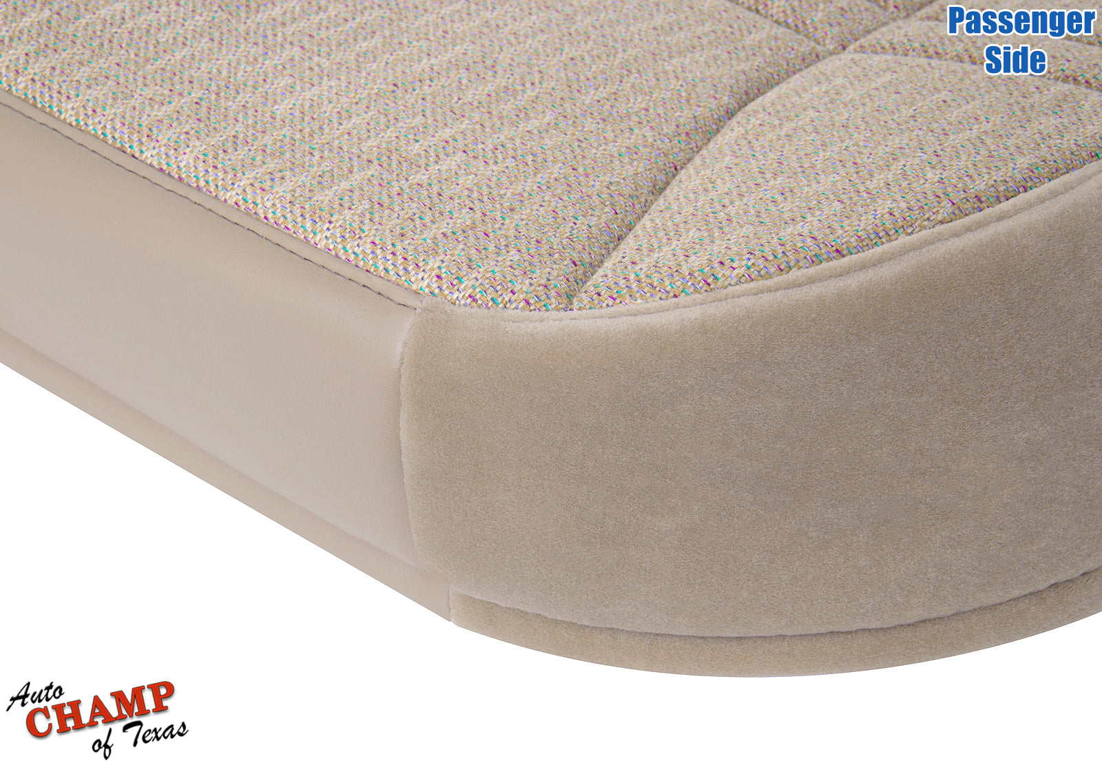 passenger side bottom replacement cloth seat cover tan camel for 1999-2001 jeep cherokee sport se