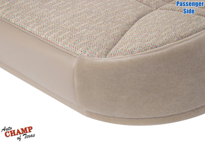 passenger side bottom replacement cloth seat cover tan camel for 1999-2001 jeep cherokee sport se