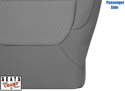 2019 2024 chevy silverado lt custom bottom seat cover gray cloth upgrade