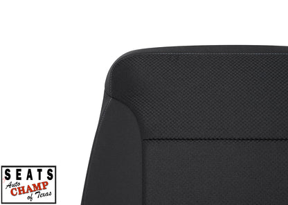 2015 2019 gmc sierra 1500 lean back seat cover jet black cloth passenger side