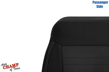 2019-2023 Ford Ranger Passenger Side Lean Back Cloth Seat Cover Black