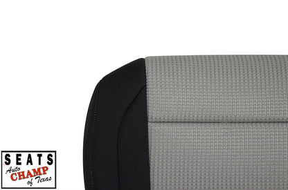 2008 2015 titan driver seat cloth black gray stitched