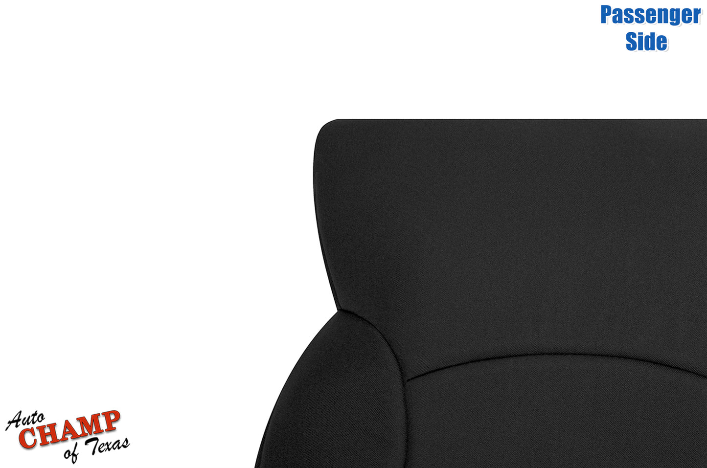 2000–2005 Dodge Neon SXT Passenger Lean Back Cloth Seat Cover Black