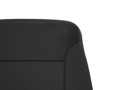 2015 2019 gmc sierra passenger seat cover jet black lean back cloth