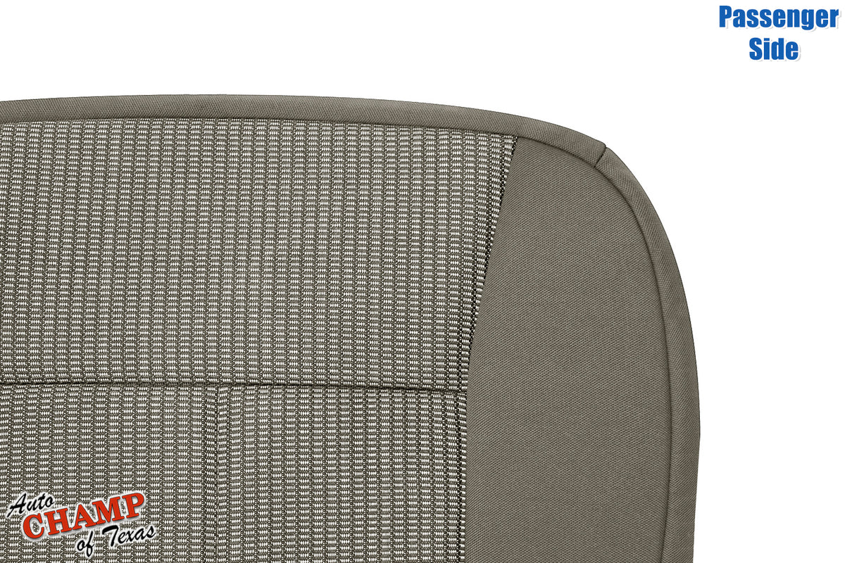 2007-2011 Dodge Dakota Passenger Side Bottom Cloth Seat Cover Medium Khaki Tan