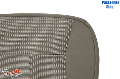 2007-2011 Dodge Dakota Passenger Side Bottom Cloth Seat Cover Medium Khaki Tan