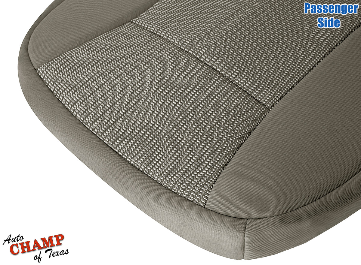 2007-2011 Dodge Dakota Passenger Side Bottom Cloth Seat Cover Medium Khaki Tan