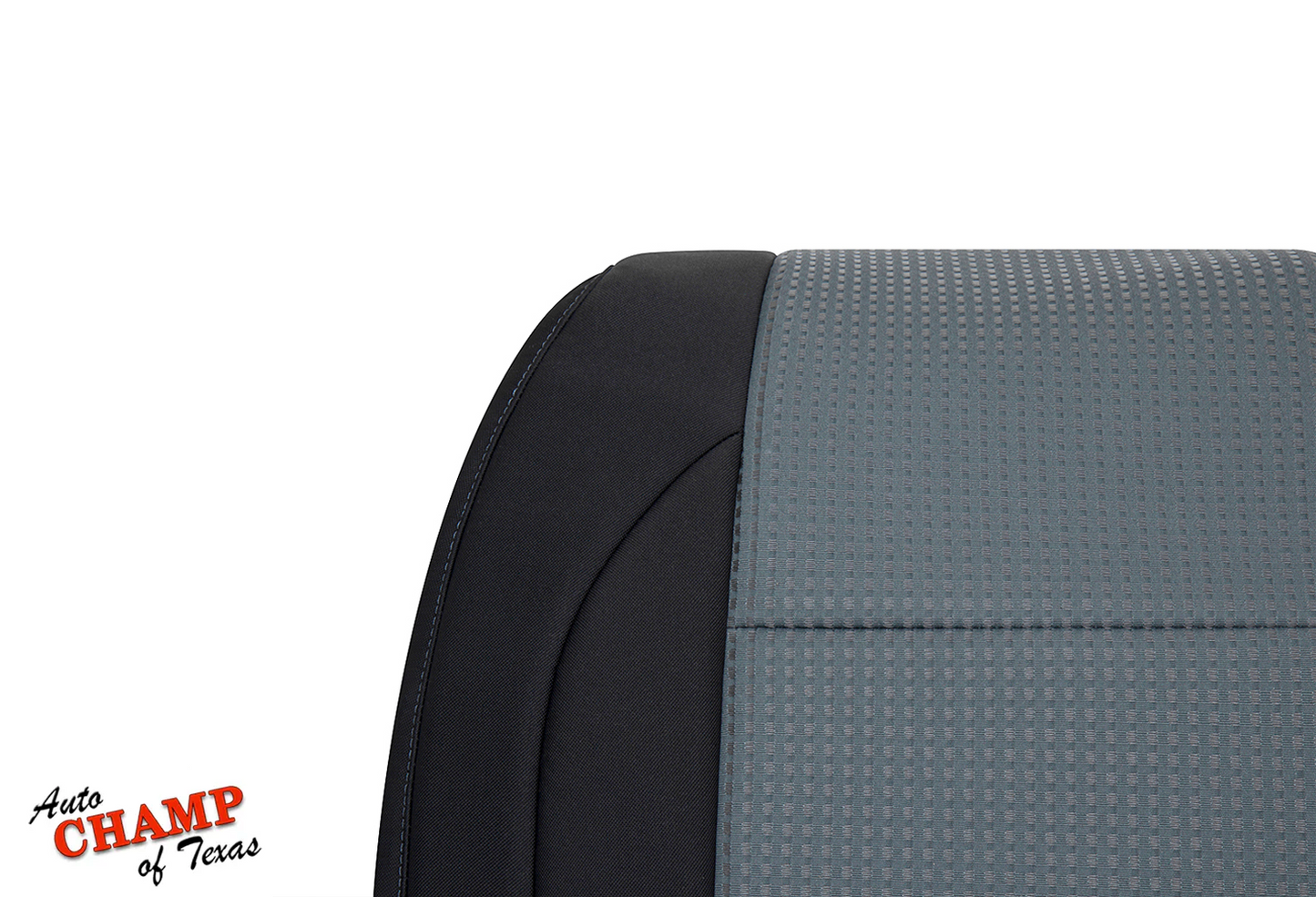nissan titan 2004 2007 driver back seat cover black and gray cloth replacement