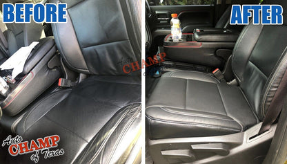 2019 2021 chevy silverado 1500 driver cloth seat repair before after black