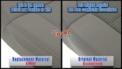 2007 2008 jeep wrangler passenger side bottom seat cover khaki cloth comparison