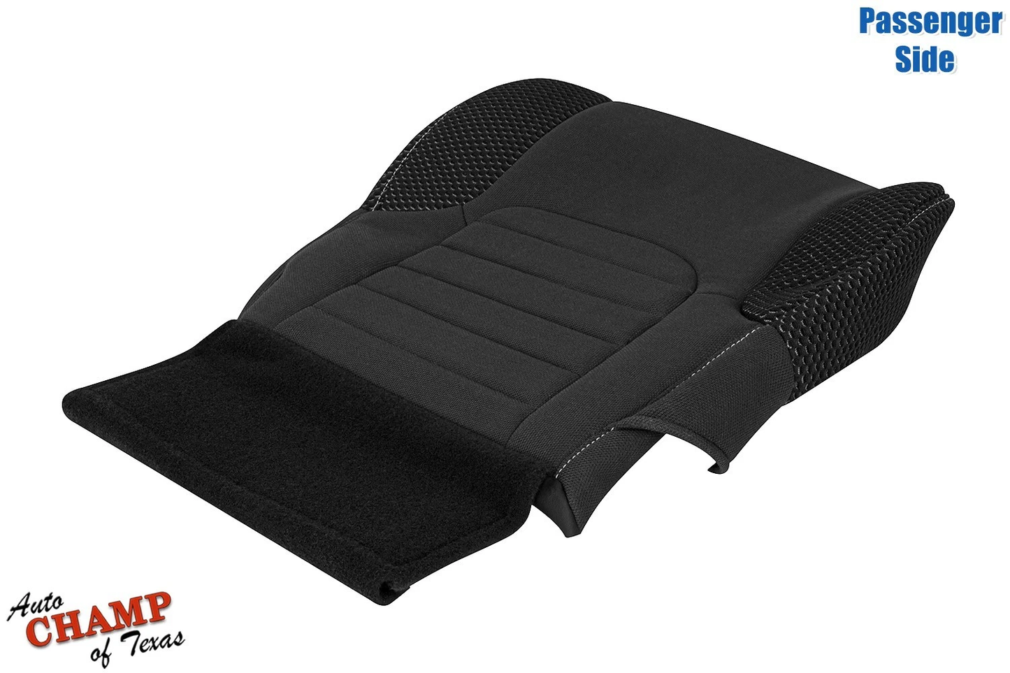 2005-2021 Nissan Frontier PRO-4X Passenger Side Bottom Cloth Seat Cover Dark Gray