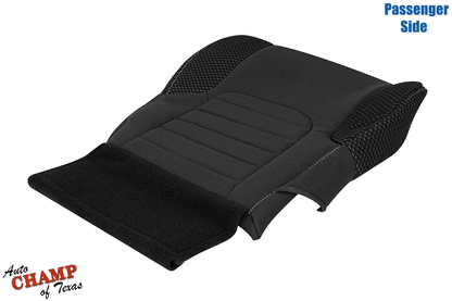 2005-2021 Nissan Frontier PRO-4X Passenger Side Bottom Cloth Seat Cover Dark Gray