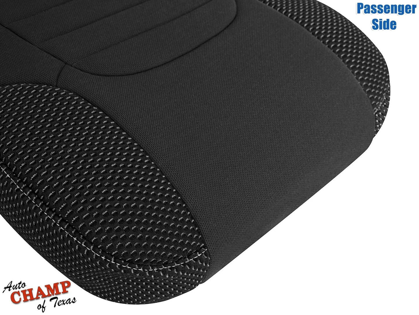 2005-2021 Nissan Frontier PRO-4X Passenger Side Bottom Cloth Seat Cover Dark Gray