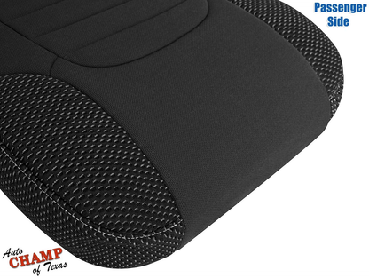 2005-2021 Nissan Frontier PRO-4X Passenger Side Bottom Cloth Seat Cover Dark Gray