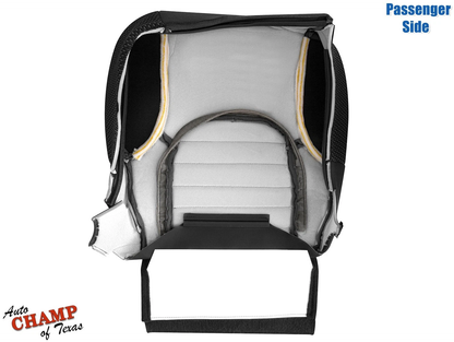 2005-2021 Nissan Frontier PRO-4X Passenger Side Bottom Cloth Seat Cover Dark Gray