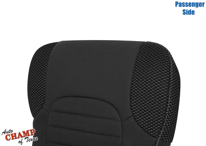 2005-2021 Nissan Frontier PRO-4X Passenger Side Bottom Cloth Seat Cover Dark Gray