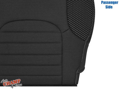 2005-2021 Nissan Frontier PRO-4X Passenger Side Bottom Cloth Seat Cover Dark Gray
