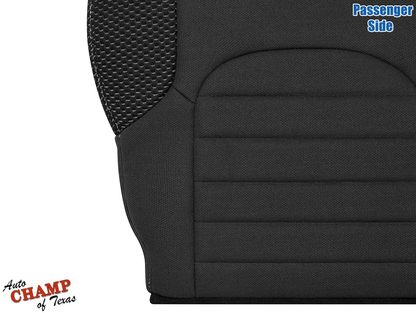 2005-2021 Nissan Frontier PRO-4X Passenger Side Bottom Cloth Seat Cover Dark Gray