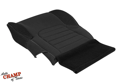 2005-2021 Nissan Frontier PRO-4X Driver Side Bottom Cloth Seat Cover Dark Gray