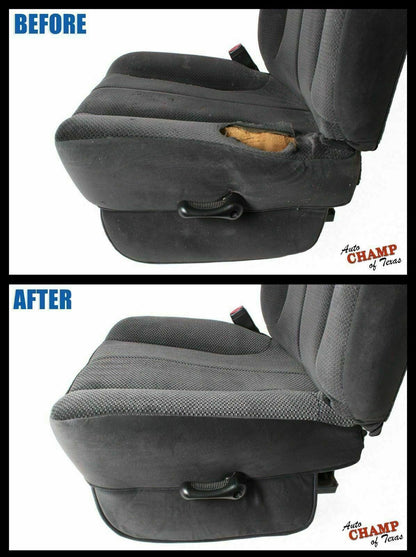 2008-2010 Jeep Wrangler Rubicon Sahara Passenger Side Bottom Cloth Seat Cover Gray