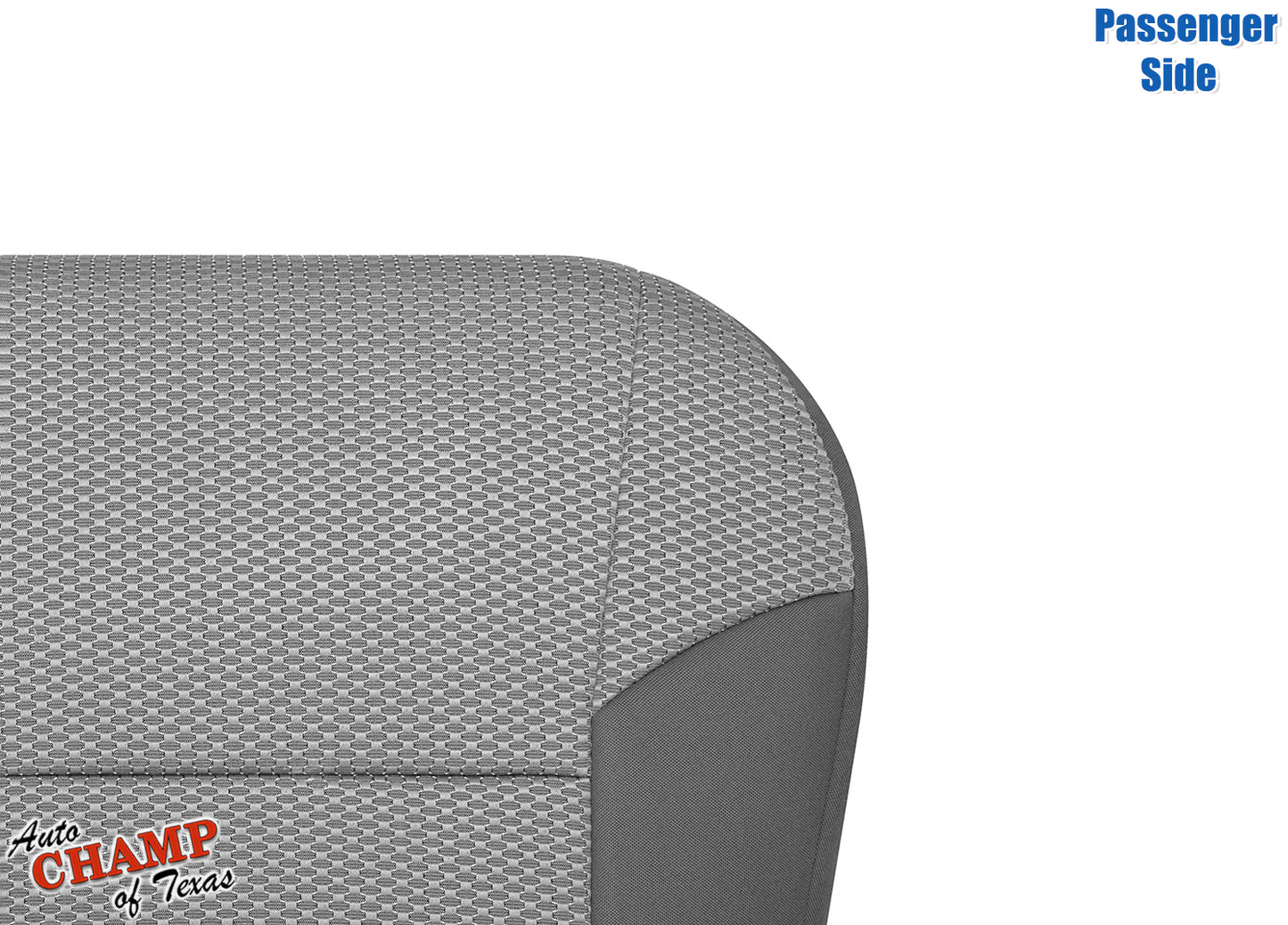 2005–2011 Toyota Tacoma Passenger Side Bottom Cloth Seat Cover Gray