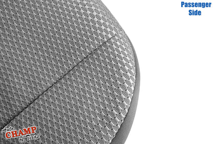 2005–2011 Toyota Tacoma Passenger Side Bottom Cloth Seat Cover Gray