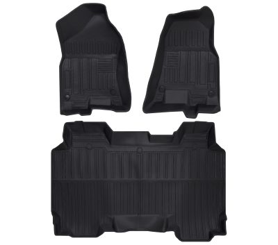 2020 Dodge Ram 1500 Crew Cab- All Weather Floor Mats for Front & Rear